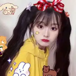 闺蜜头像两人可爱两张配对真人嘟嘴
