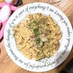 fhcoffeestationery的奶油螺旋意面好不好吃用户评价口味怎么样大连美食奶油螺旋意面实拍图片大众点评