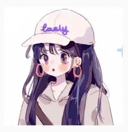 可爱简笔画女孩儿