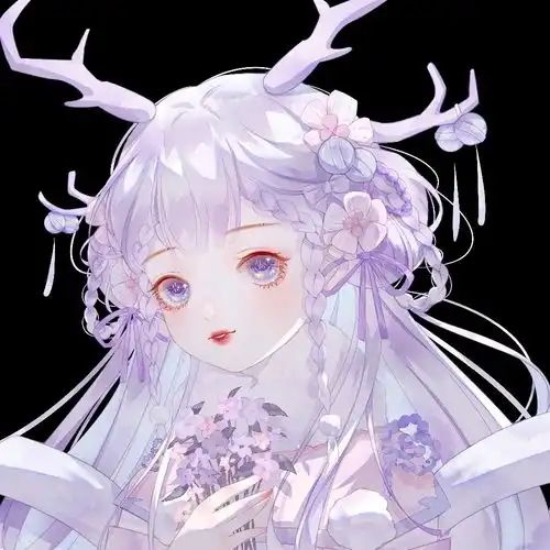 动漫闺蜜头像愿此夜你梦浓如酒,愿此生你如沐春风