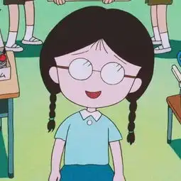 小丸子图片可爱小女生喜欢的樱桃小丸子头像图片