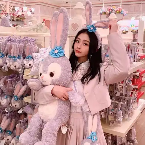 科迈特蓝白猫毛绒玩具公仔玩偶娃娃摆件抱枕女朋友闺蜜儿童玩具女孩男趴姿蓝白猫