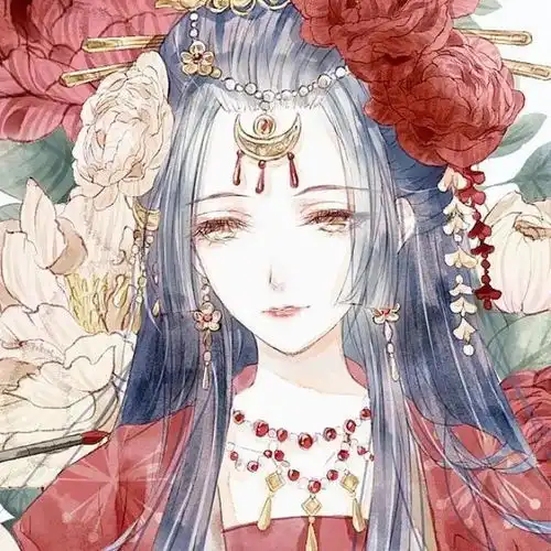 唯美浪漫的古风女头有这样的女朋友,我要一辈子宠着