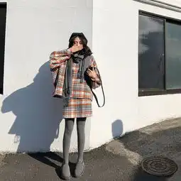 女神范长裙显瘦御姐网红赫本风俏皮毛衣搭配裙子两件套装女