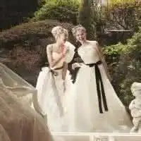 婚纱背影大拖尾图片卡通人微信头像图片大全