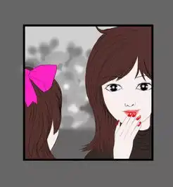 恐怖漫画闺蜜聚会好怕怕的聚会