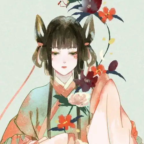 02收藏动漫闺蜜头像3人,可爱,气质