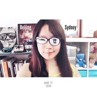 创意摄影闺蜜用心拼出双城生活