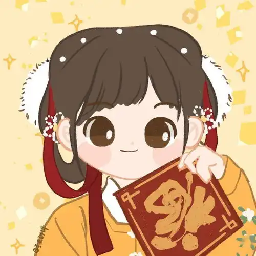 红色闺蜜头像