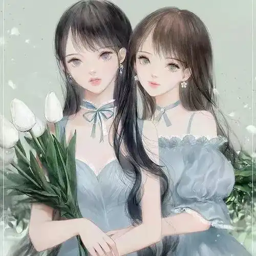 满屏的仙气回荡果然,还是女孩子会画画