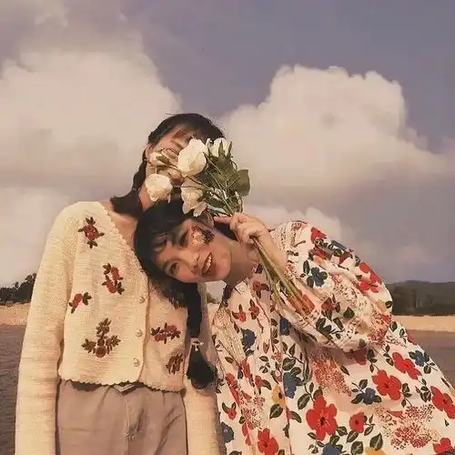 ins超甜闺蜜女头