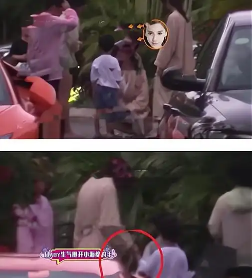 杨颖与富婆闺蜜度假,烟瘾犯了拿小海绵撒气,乱扔烟头没公德