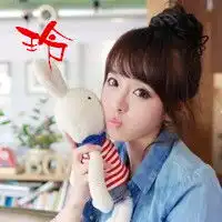 求三姐妹qq头像带字分别带佳婷玲
