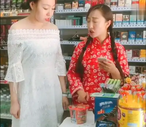 搞笑姐妹妹子去超市买方便面,洋嫂的解释太逗了