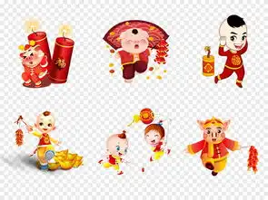 2019猪年新年人物放鞭炮爆竹png免抠素材图片设计高清模板下载36.73mb烟花鞭炮大全