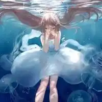 蓝色系头像古风真人微信头像图片大全