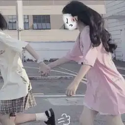 闺蜜背影头像一人一张校园漂亮可爱女生一对