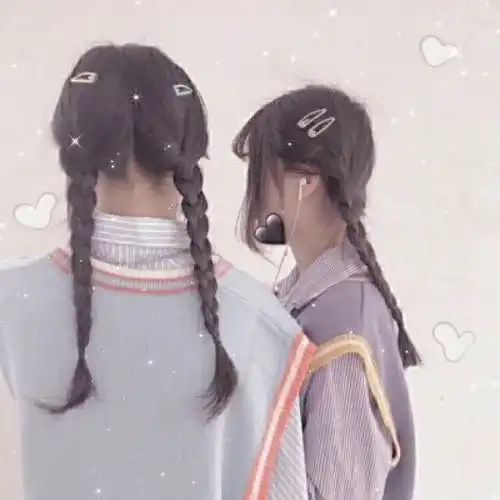 闺蜜头像无边热爱,来日方长