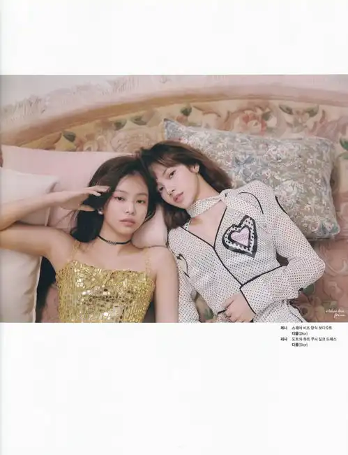 自带仙气的春日少女blackpinkmarieclaire三月刊高扫公开