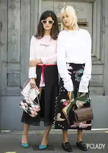 时装精11大于2的闺蜜look,街拍成双才会红