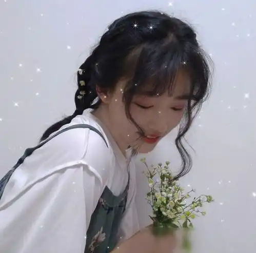森系小仙女ins女生头像只要能遇见你,千万人走来都是路过