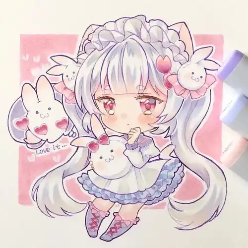 大大出新作啦q版卡哇伊洛丽塔动漫少女
