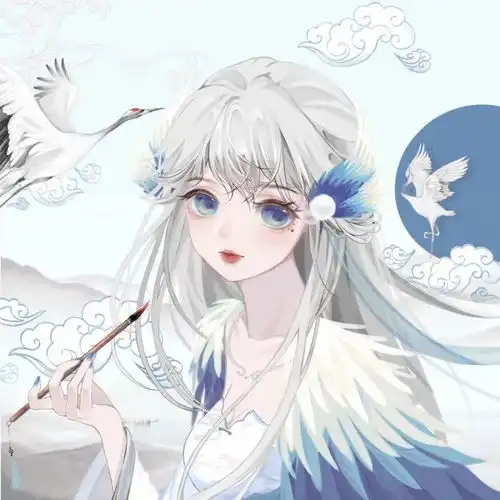 古风头像两处相思同淋雪,此生也算共头白