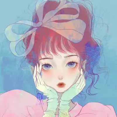 闺蜜手绘动漫绝美头像图片单人单张