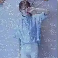 带数学公式有创意的闺蜜头像三人
