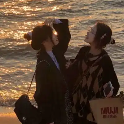 ins学院风闺蜜女生头像