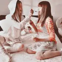 复古姐妹唯美非主流个性头像和你一起去最美的地方