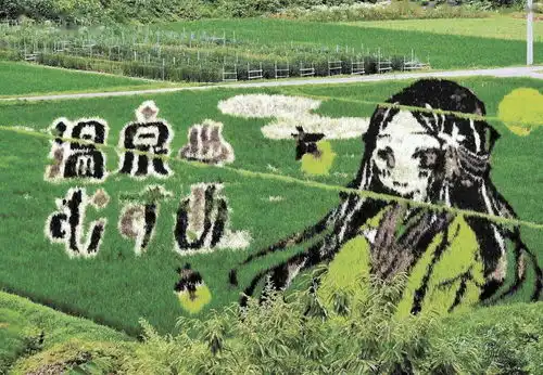 日本的稻田艺术