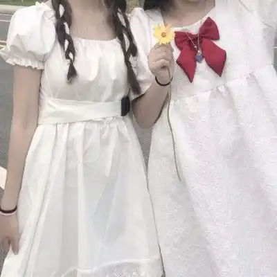 ins文艺闺蜜女生头像