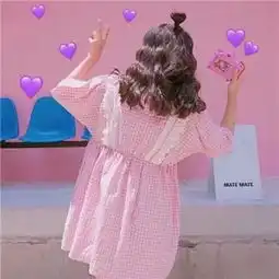 粉色女生头像