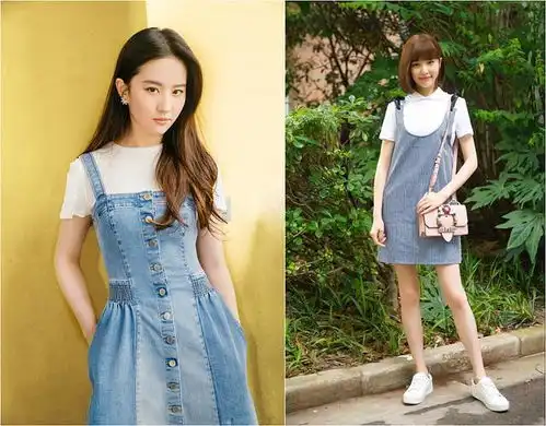 刘亦菲唐嫣,闺蜜的衣品本就相像,两人这么会穿绝对默契满分