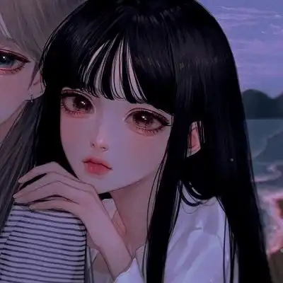 动漫头像说星星漂亮的人一定没有见过你的眼睛.