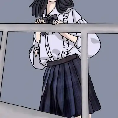 仙气jk漫画头像,小仙女必备