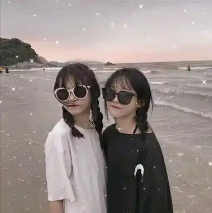 闺蜜头像无边热爱,来日方长