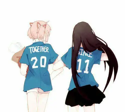 求百合图,动漫的背影图