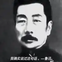 鲁迅表情包我说过微信头像图片大全