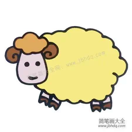 可爱的小羊羔