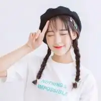 落霞虽美,却是暮日离歌清纯可爱俏皮女生qq头像