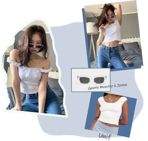 明星私服钟楚曦的t恤,宋妍霏的西装jennie同款,全都百元拿下