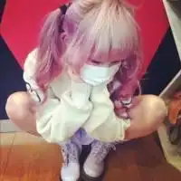 qq头像只爱彩色发系菇凉11.1女生森系