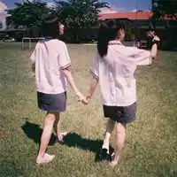 校服闺蜜头像一对两张微信头像图片大全