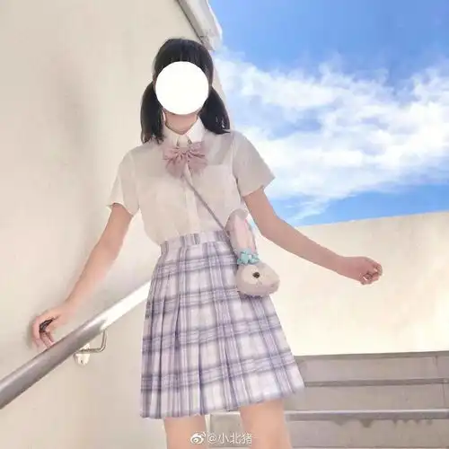 星黛露三坑穿搭lolita汉服jk制服,梦幻紫色超可爱