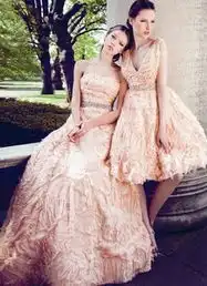 情系桂由美anddonnamorgan婚纱andoccasions闺蜜婚纱