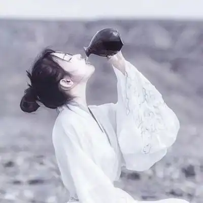 君兮染古风女头真人唯美