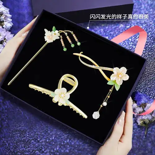 aichoice蕾丝宽边发箍发卡带齿防滑头箍黑色遮白发超宽头饰女气质发饰简约黑色