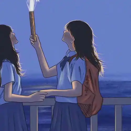 动漫闺蜜头像